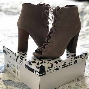 Open Toe Ankle Booties